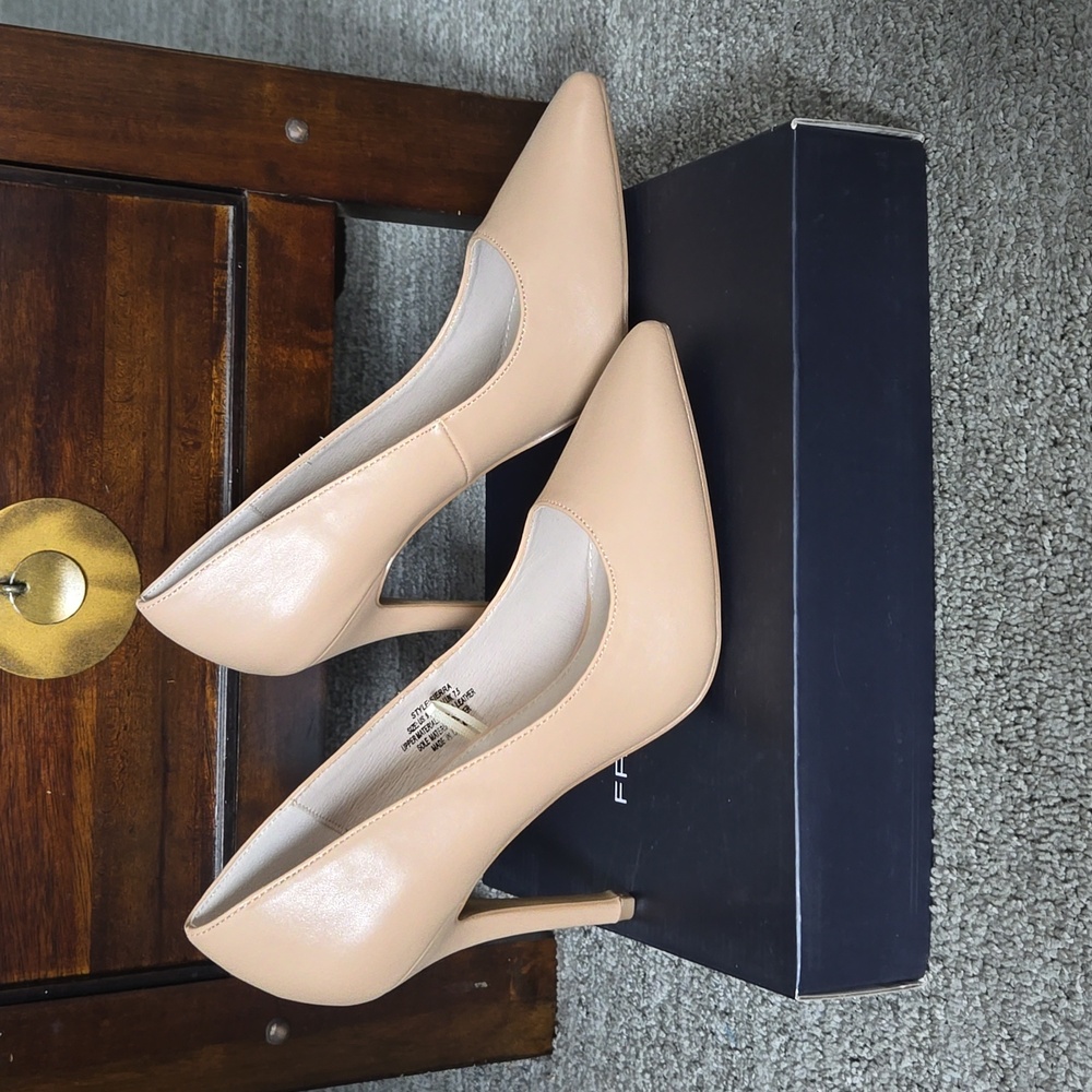 French Connection Nude Heels Size 9
